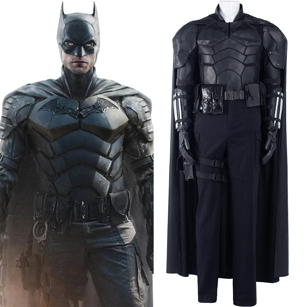 Movie The Batman Bruce Wayne Pants Cloak Outfits Halloween Carnival Suit Cosplay Costume