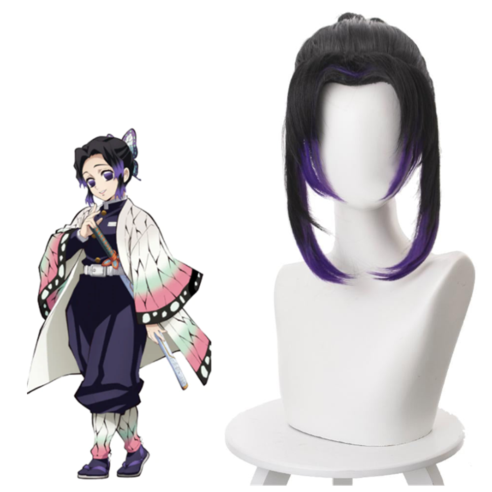 Anime Demon Slayer Kochou Shinobu Cosplay Wig