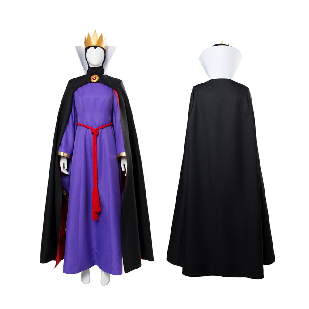 Movie The Snow White Evil Queen Cosplay Costume Halloween Carnival Suit