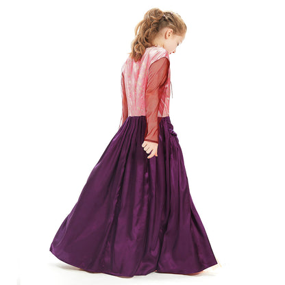 Movie Hocus Pocus - Sarah Sanderson Cosplay Costume Dress Outfits Kids Girls Halloween Carnival Suit