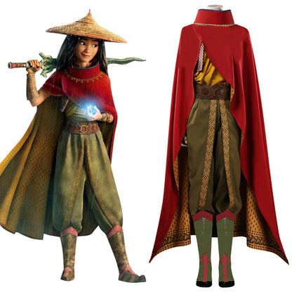 Raya and The Last Dragon Raya Cosplay Costume Outfits Halloween Carnival Suit