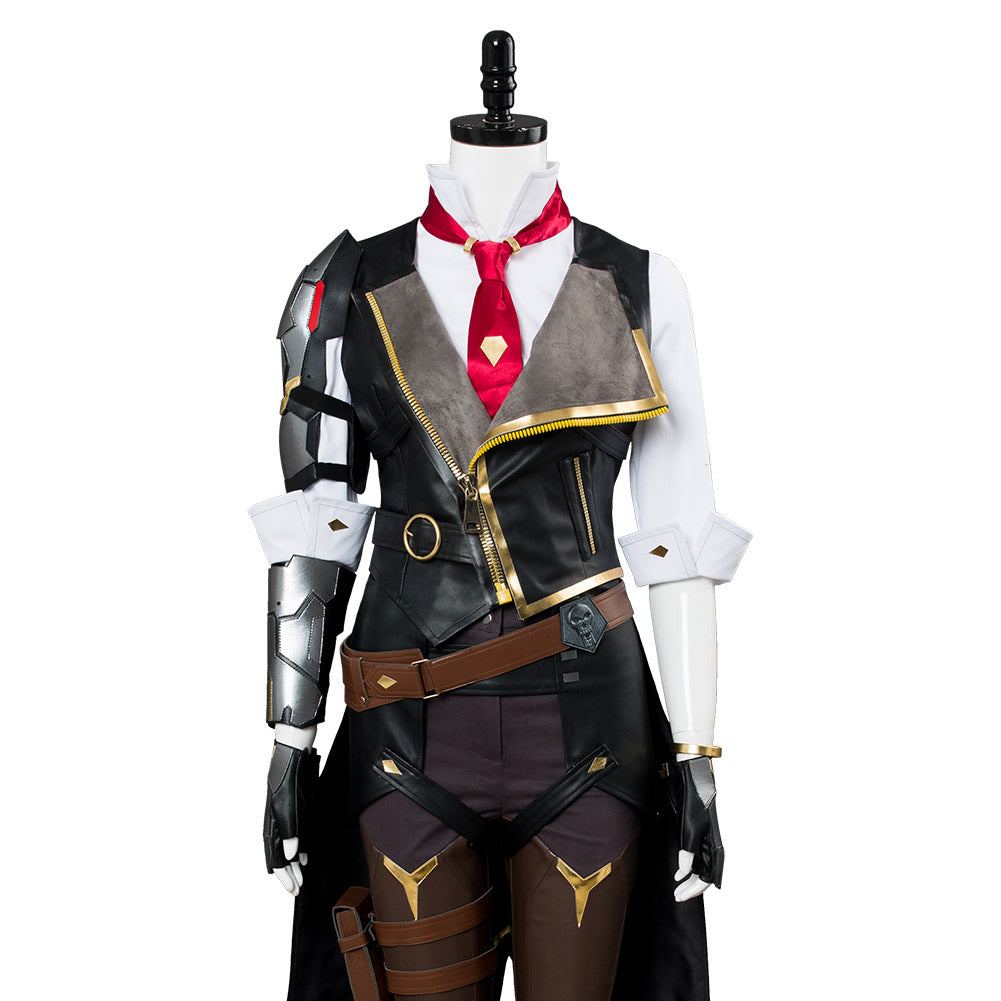 Game Overwatch Ashe Elizabeth Caledonia Outfit Cosplay Costume Halloween Carnival Suit