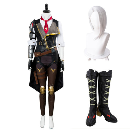 Game Overwatch Ashe Elizabeth Caledonia Outfit Cosplay Costume Halloween Carnival Suit