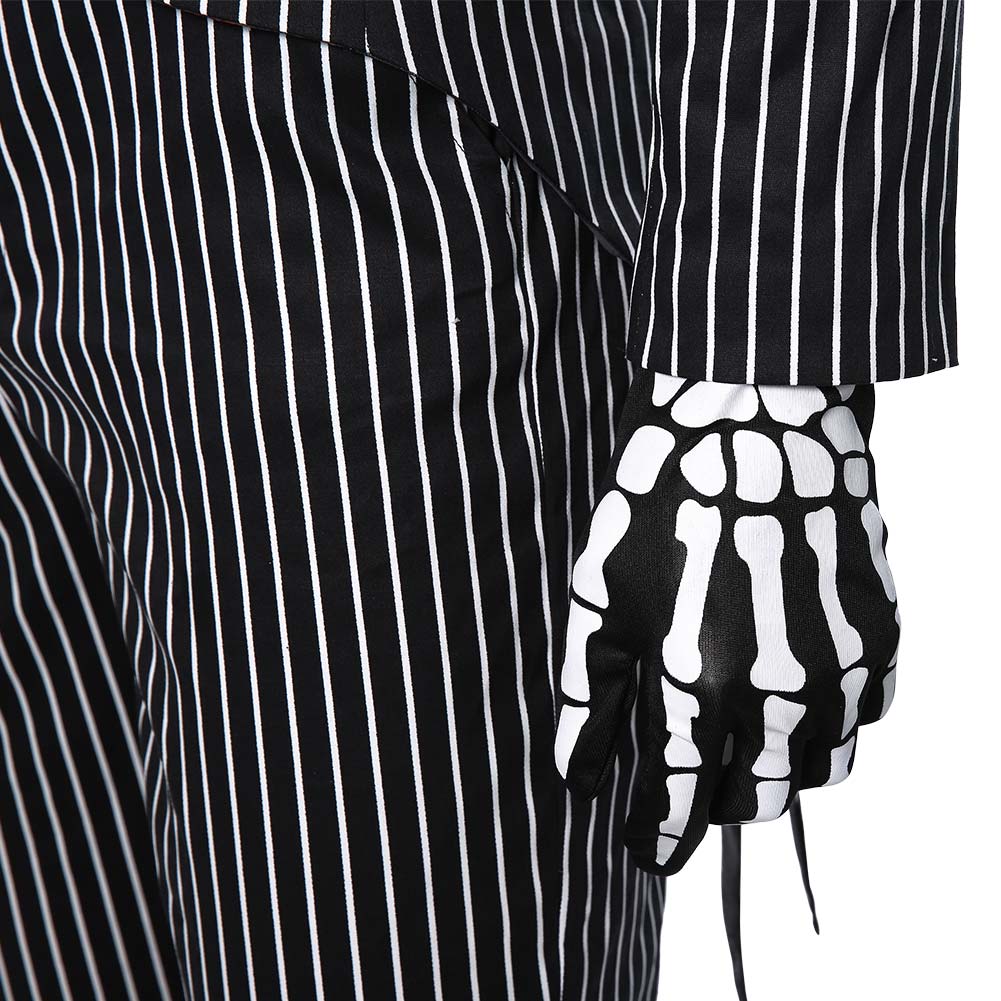 Movie The Nightmare Before Christmas Jack Skellington Uniform Cosplay Costume