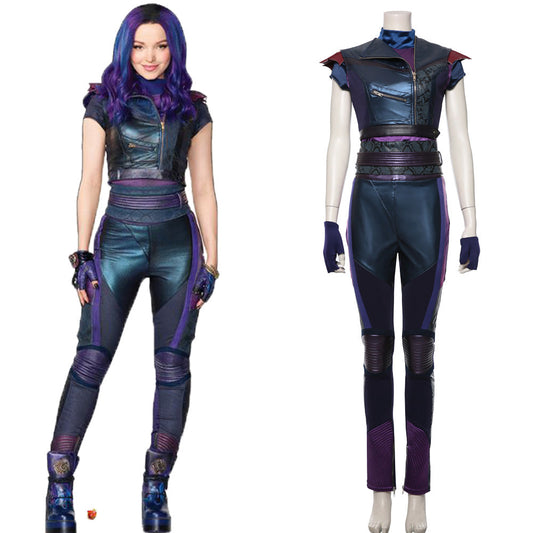 TV Series Descendants 3 Mal Outfit Suit Cosplay Costume Halloween Carnival Suit