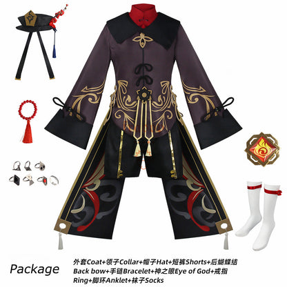 Genshin Impact Hu Tao Hutao Halloween Cosplay Costume