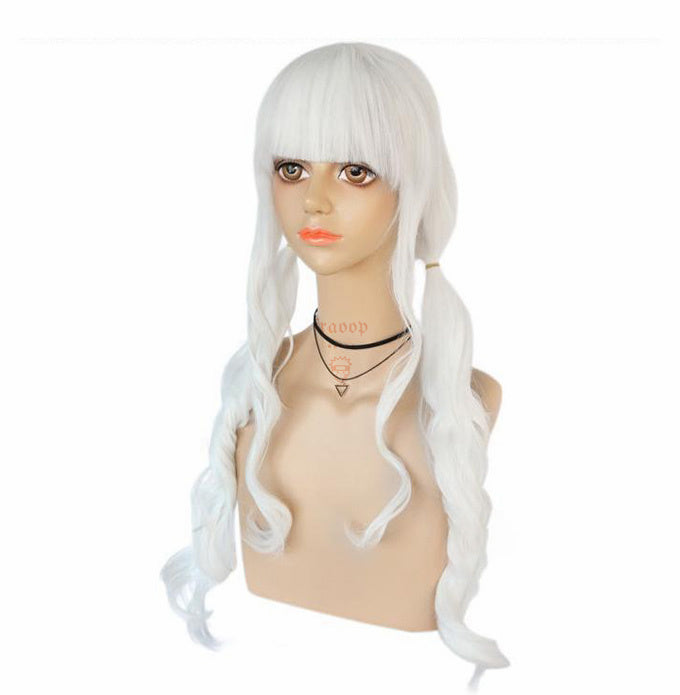 Danganronpa V3: Killing Harmony Angie Yonaga White Cosplay Wig