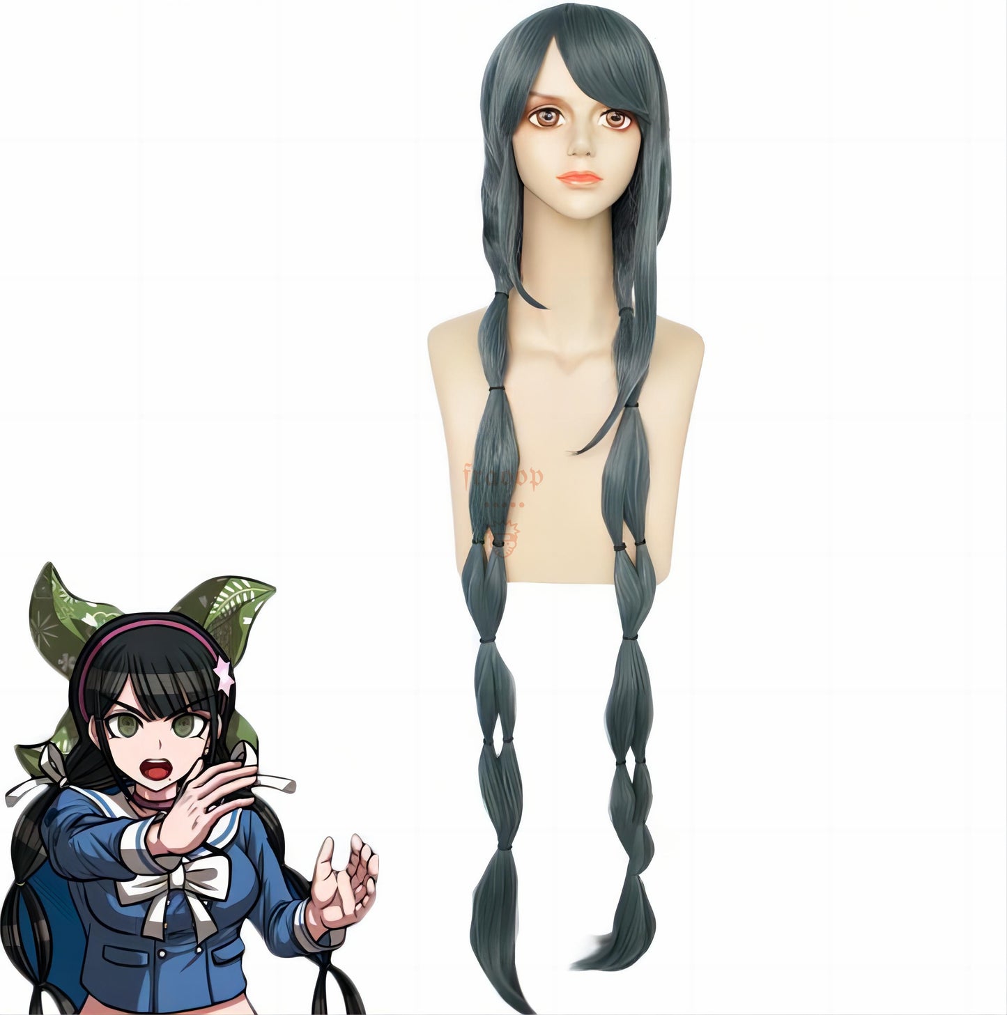 Danganronpa V3: Killing Harmony Tenko Chabashira Black Cosplay Wig