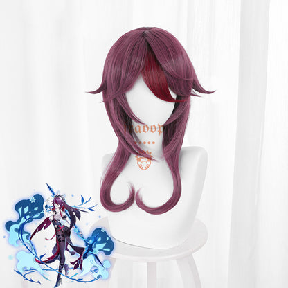 Genshin Impact Rosaria Purple Cosplay Wig