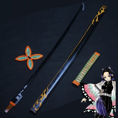 Demon Slayer: Kimetsu No Yaiba Shinobu Kochou Sword Cosplay Weapon Prop