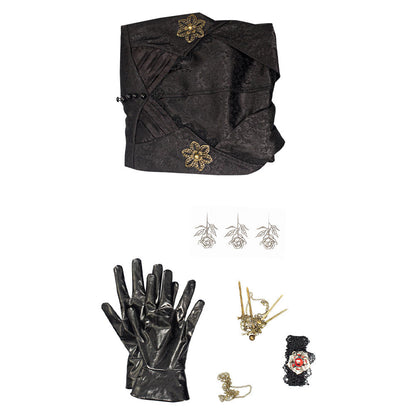 Game Resident Evil Village Vampire Lady Dress Outfit Lady Dimitrescu's Daughter Halloween Carnival Suit Cosplay Costume