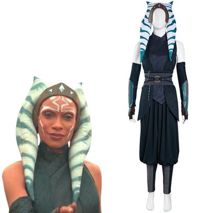 TV Series The Mandalorian S2 Top Pants Outfit Ahsoka Tano Halloween Carnival Suit The Book Of Boba Fett Cosplay Costume