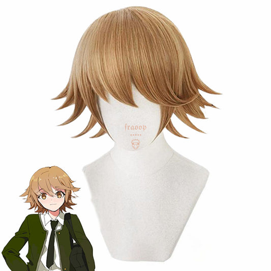 Danganronpa: Trigger Happy Havoc Chihiro Fujisaki Brown Cosplay Wig