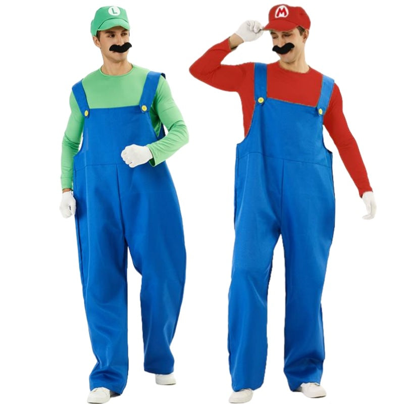 Halloween Couple Suits Super Mario Cosplay Costumes