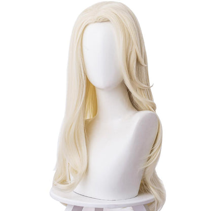 Movie Frozen 2 Princess Elsa White Wig Cosplay Wig Halloween Party Props