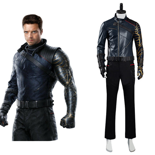 The Falcon and the Winter Soldier Halloween Carnival Suit Bucky Barnes Cosplay Costume