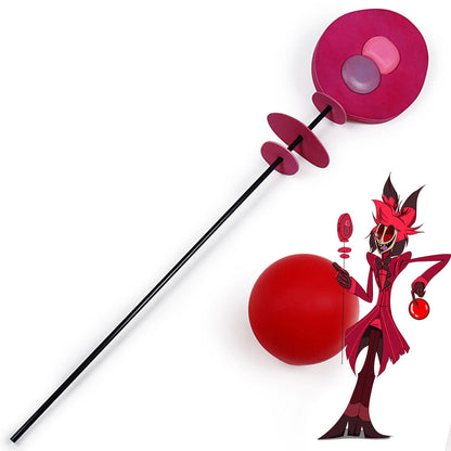 Hazbin Hotel Alastor Staff and Ball Cosplay Weapon Prop