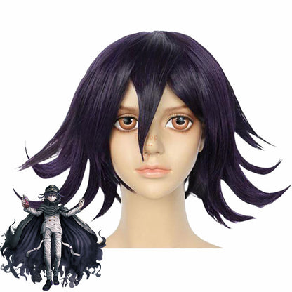 Danganronpa V3: Killing Harmony Kokichi Oma Deep Purple Cosplay Wig