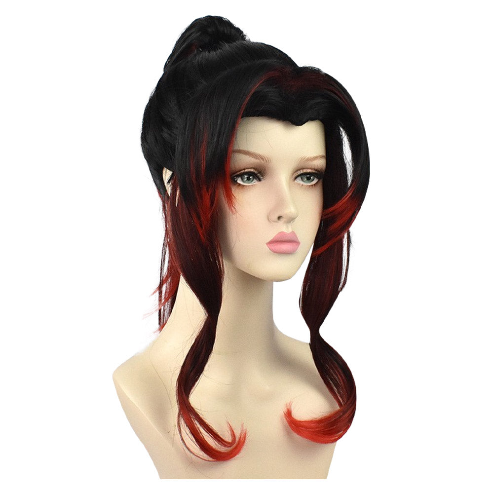 Anime Demon Slayer Tsugikuni Yoriichi/ Kokushibo Tsugikuni Michikatsu Cosplay Wig