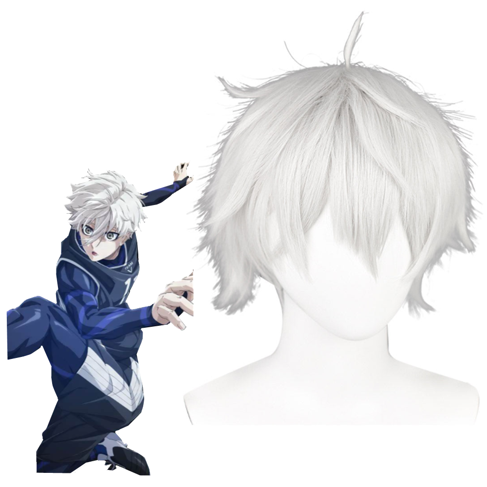 Anime Blue Lock Seishiro Nagi Cosplay Wig