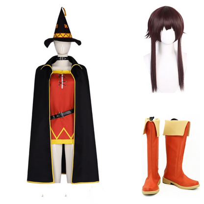 Anime KonoSuba: God's Blessing On This Wonderful World 3 (2024) Megumin Cosplay Costume