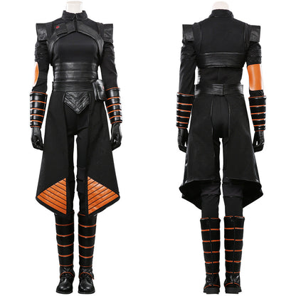 TV Series The Book Of Boba Fett The Mando Fennec Shand Black Outfits Halloween Cosplay Costume Suit