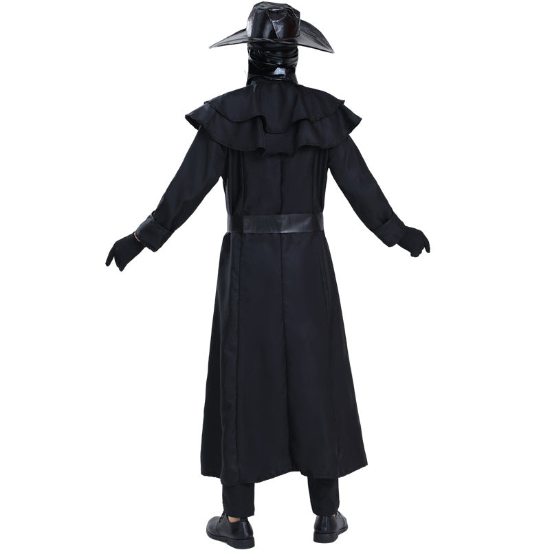 Medieval Retro Plague Doctor Costume Beak Crow Long Mouth Mask Clothing