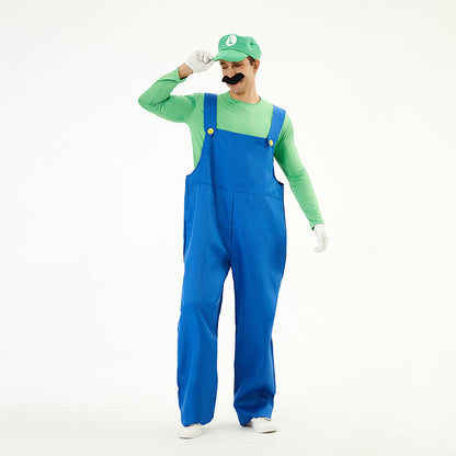 Halloween Couple Suits Super Mario Cosplay Costumes