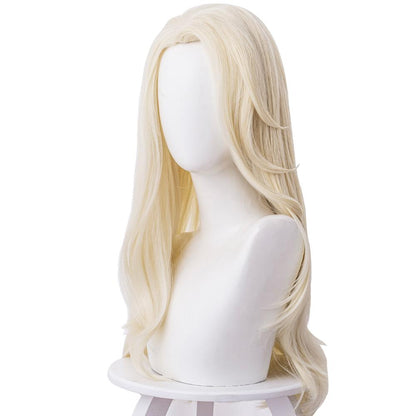 Movie Frozen 2 Princess Elsa White Wig Cosplay Wig Halloween Party Props