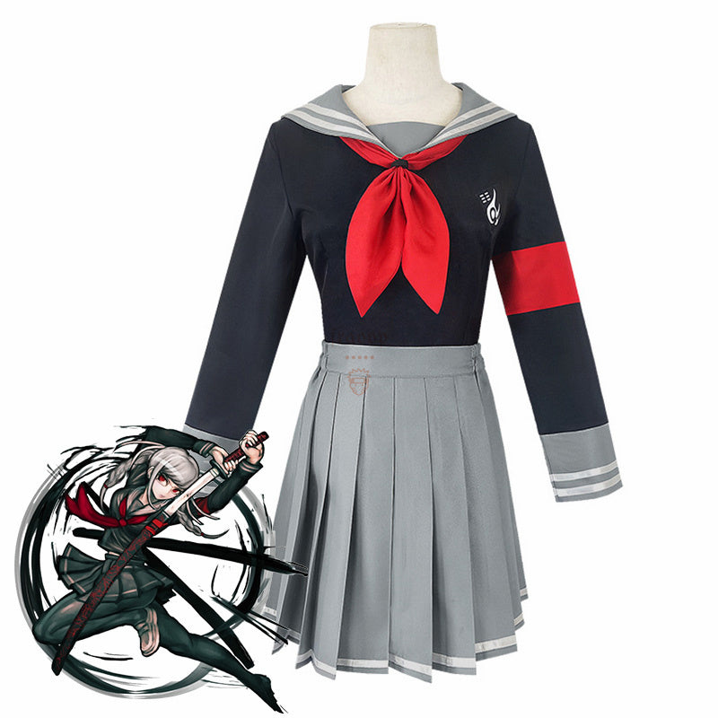 Super DanganRonpa Dangan Ronpa 2 Peko Pekoyama Cosplay Costume