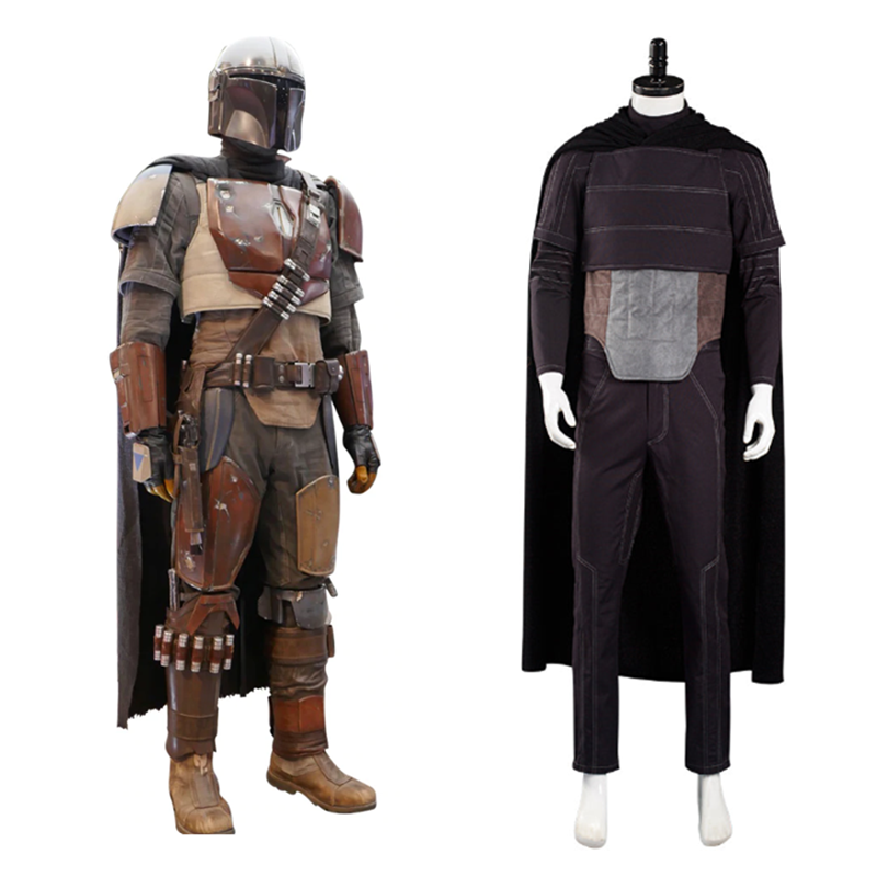 TV Series The Mando Vest Pants Outfits Set Cosplay Costume Halloween Carnival Suit