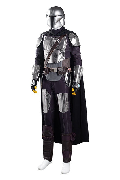 TV Series The Book Of Boba Fett Mando Beskar Armor Coat Outfit Halloween Carnival Suit Cosplay Costume