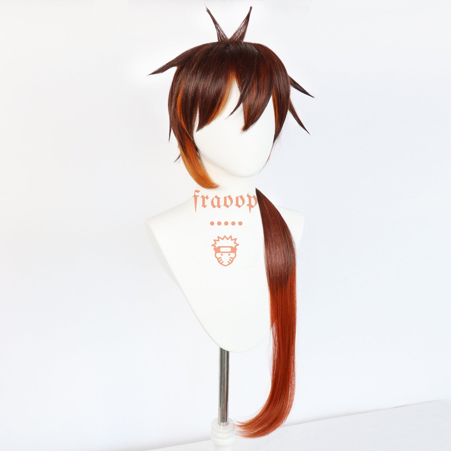 Genshin Impact Zhongli Brown Cosplay Wig