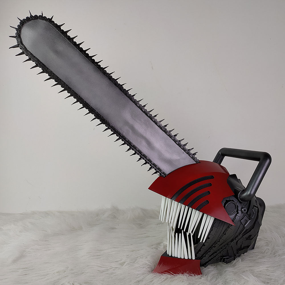 Chainsaw Man Denji Helmet Chainsaw Cosplay Weapon Prop