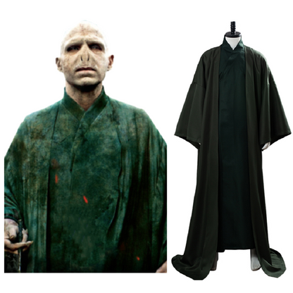 Movie Harry Potter Lord Voldemort Robe Cosplay Costume Halloween Carnival Suit