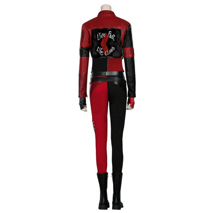 Film The Suicide Squad (2021) Weste Hose Outfit Harley Quinn Halloween Karneval Anzug Cosplay Kostüm