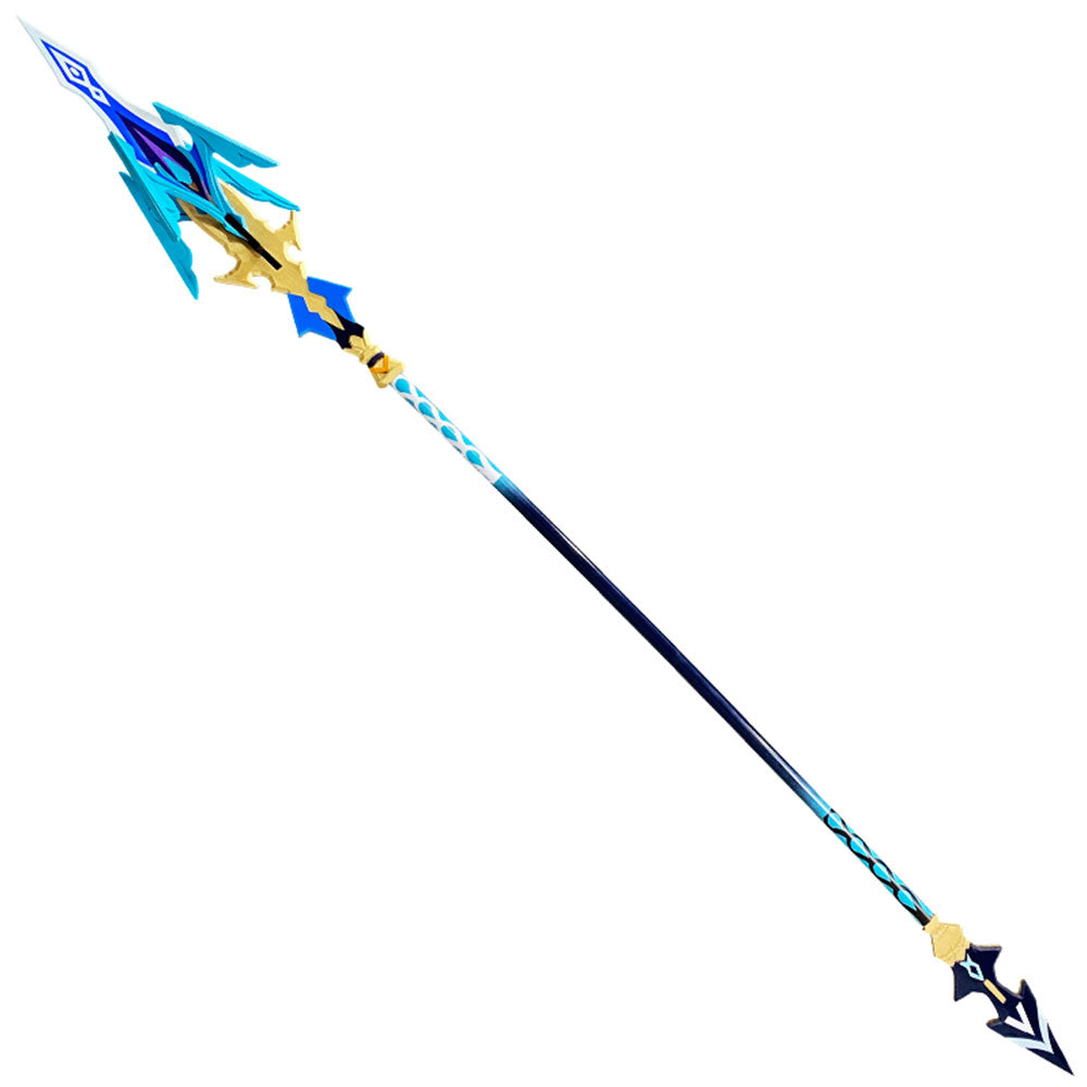 Genshin Impact Shenhe Spear Brisk of Illumination Cosplay Weapon Prop