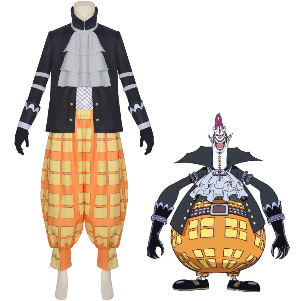 Anime One Piece Gekko Moria Cosplay Costume