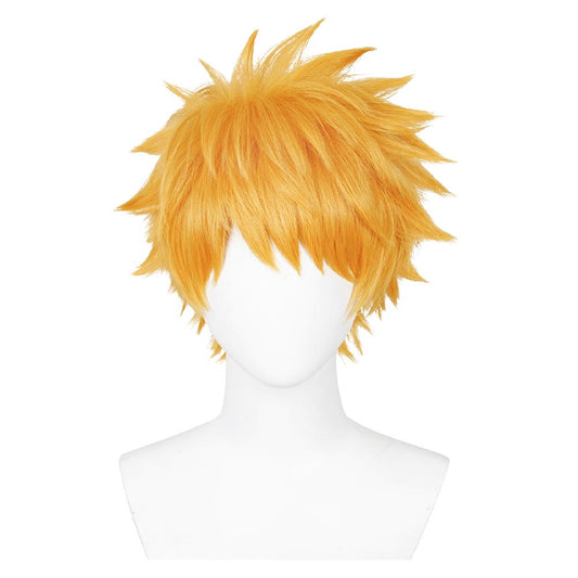 Anime Bleach Kurosaki Ichigo Yellow Cosplay Wig