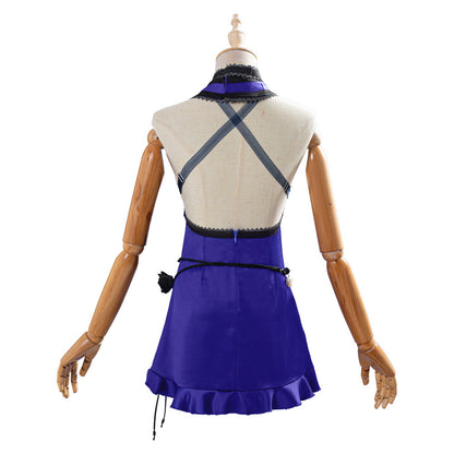 Game Final Fantasy VII Remake Dress Tifa Lockhart Cosplay Costume Halloween Carnival Suit