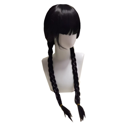 TV Series Wednesday Addams Jenna Ortega Cosplay Wig