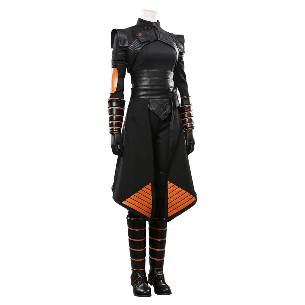 TV Series The Book Of Boba Fett The Mando Fennec Shand Black Outfits Halloween Cosplay Costume Suit