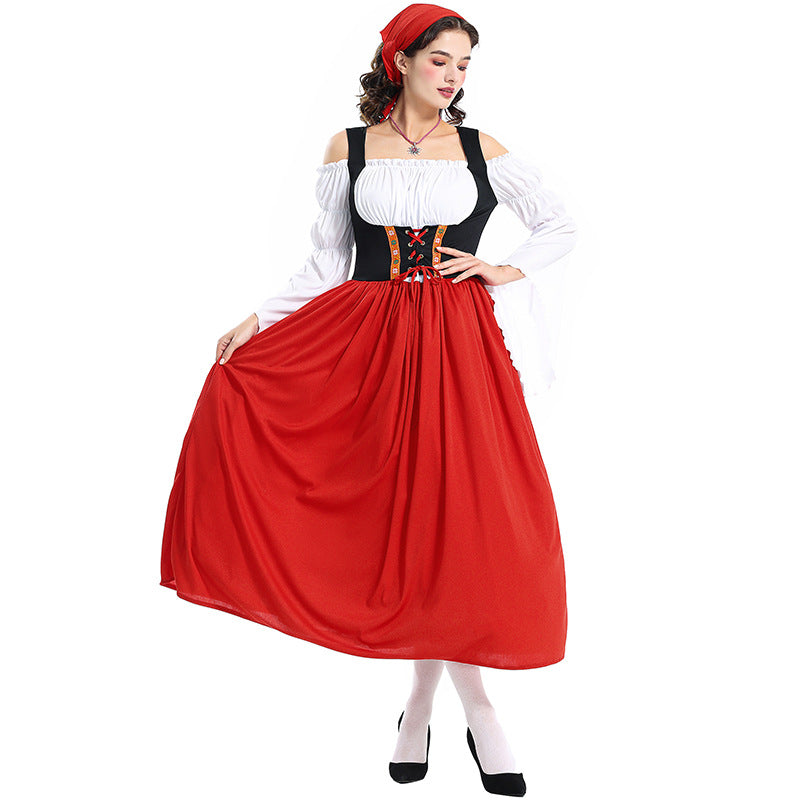 Medieval Farm Maid Munich Beer Festival Dress