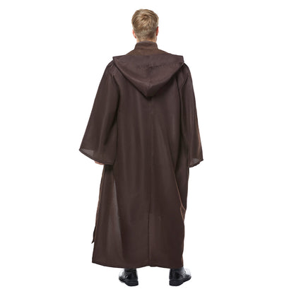 Movie Star Wars Anakin Skywalker Jedi Costume Outfit Robe Halloween Carnival Suit