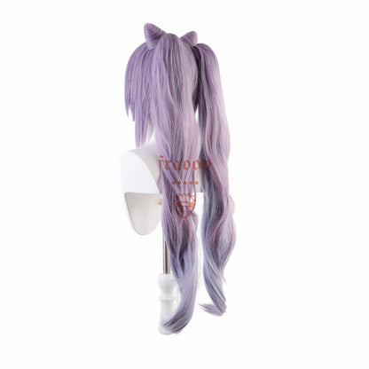 Genshin Impact Keqing Purple Cosplay Wig