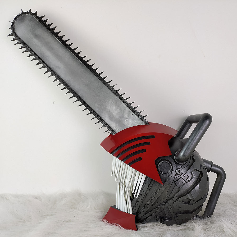 Chainsaw Man Denji Helmet Chainsaw Cosplay Weapon Prop