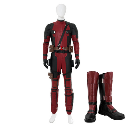 Movie Deadpool 2 Deadpool Suit Oufit Halloween Costume For Males Females Halloween