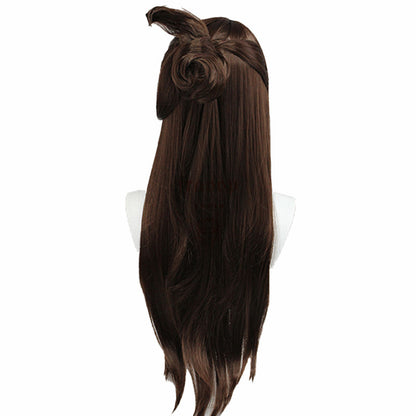 Genshin Impact Beidou Brown Cosplay Wig