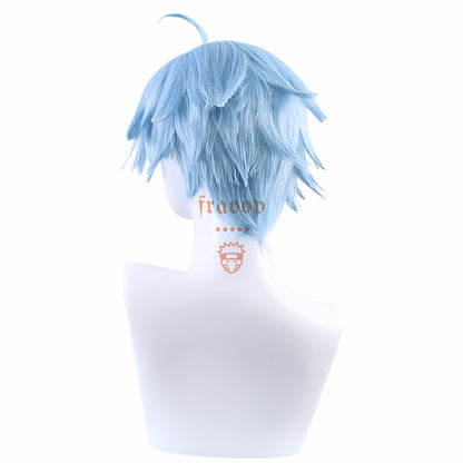 Genshin Impact Chongyun Blue Cosplay Wig