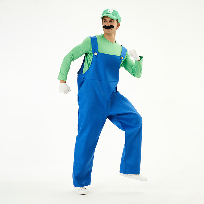 Halloween Couple Suits Super Mario Cosplay Costumes